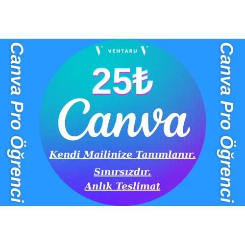  ⭐ CANVA PRO ⭐ KENDİ HESABINIZA SINIRSIZ